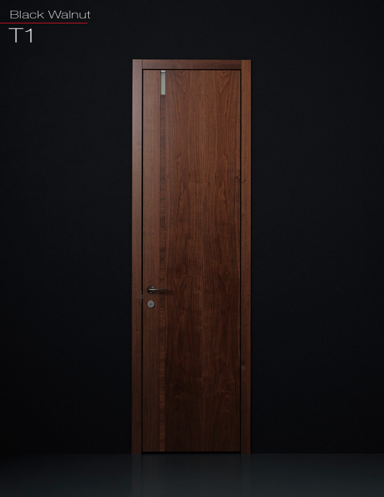 コニサー オリジナルドア T1シリーズ ブラックウォルナット